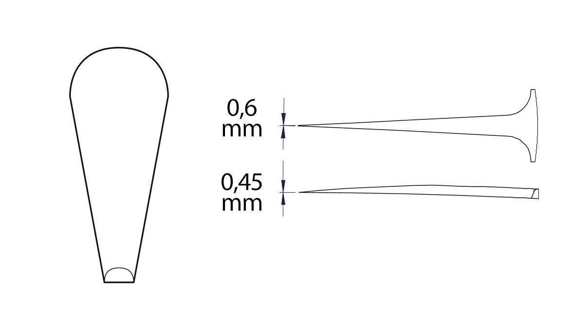 Beco Technic brucelles, Forme 5, Acier inoxydable, SA, Matériau de la pointe Polyamide (CF), 130 mm