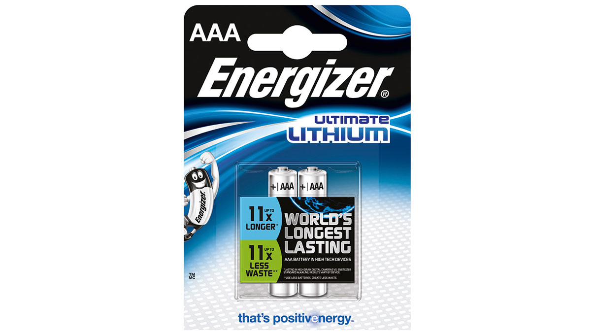 Energizer 2 Micro 1,5 volt Ultimate Lithium dans un blister AAA/LR03/E92/L92