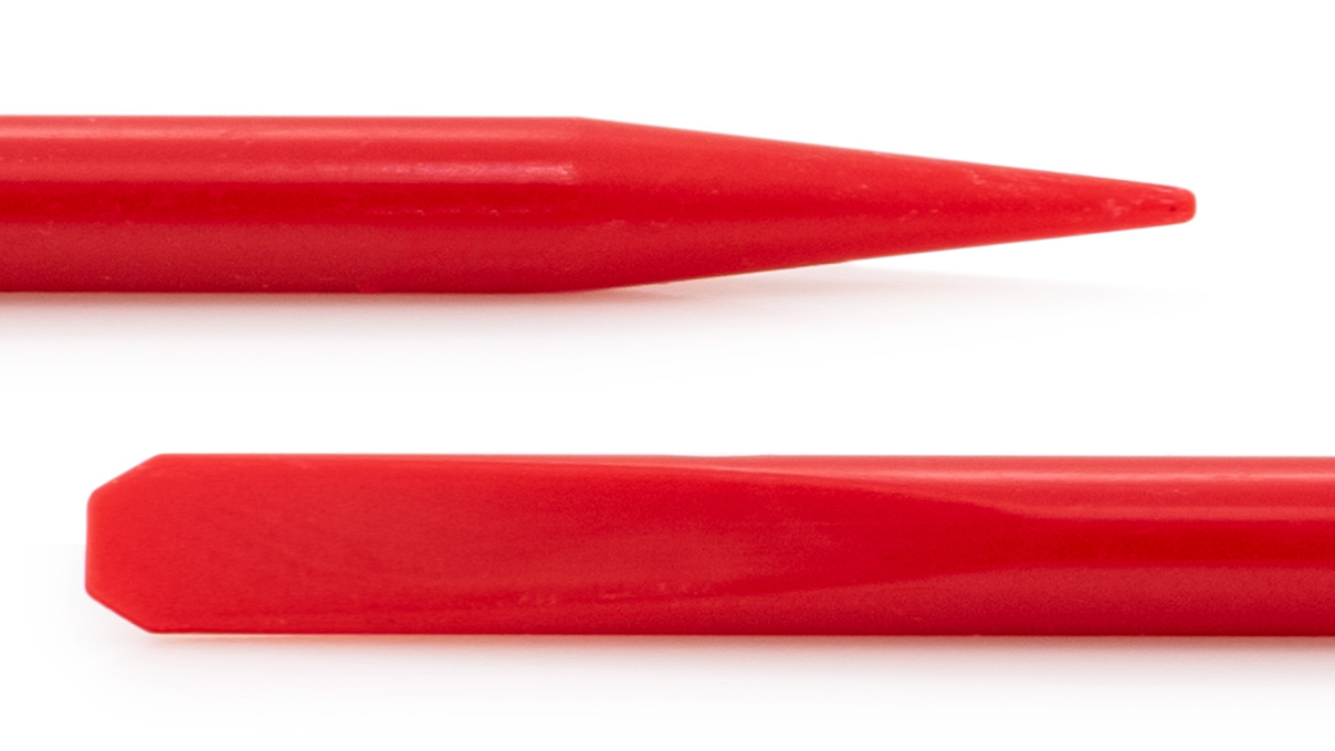 Bergeon 6436 Cheville en plastique, une extrémité pointue et une extrémité plate