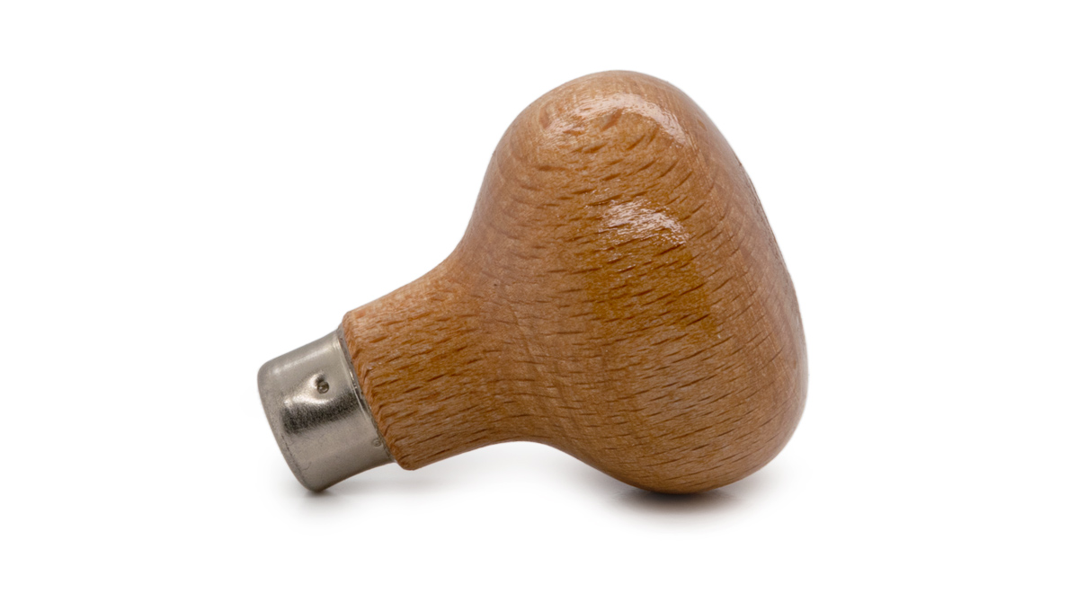 Manche de burin, laqué, ovale, Ø 34 mm, longueur 44 mm