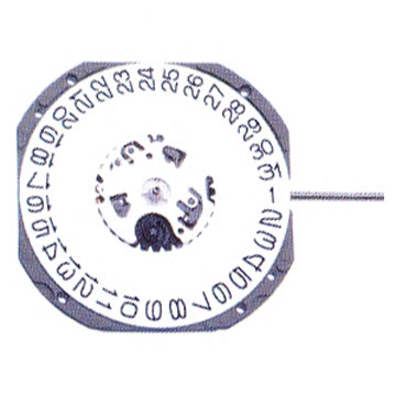 Mvt. SHI VJ52 12 1/2''' SC DATE6 Quartz