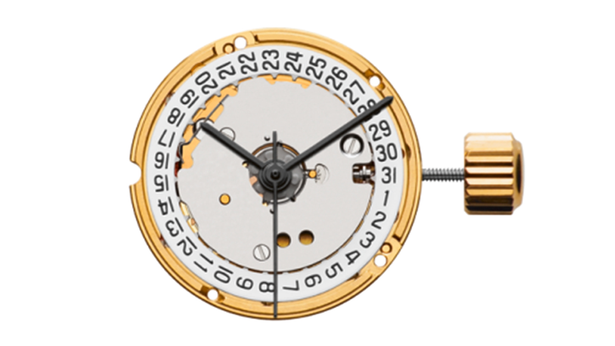 Mvt. ETA F03.115 MH1 7 3/4''' DATE6 SC Quartz (364 | SR621SW) - HeavyDrive