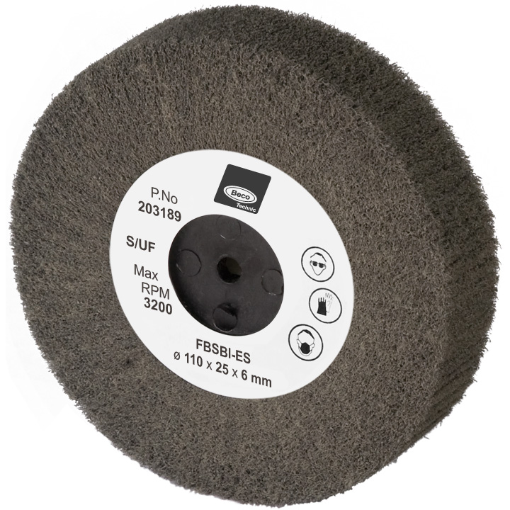 Satiflex disque abrasif ultra fin Ø 110 x 25 x 6 mm, aluminum oxide