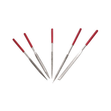 Jeu de 5 limes aiguilles diamantées L 140 mm