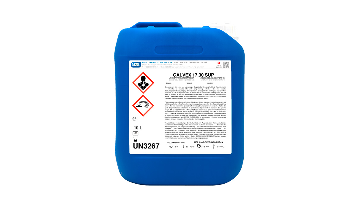 Galvex 17.30 SUP ultrason liquide, 10 litres
