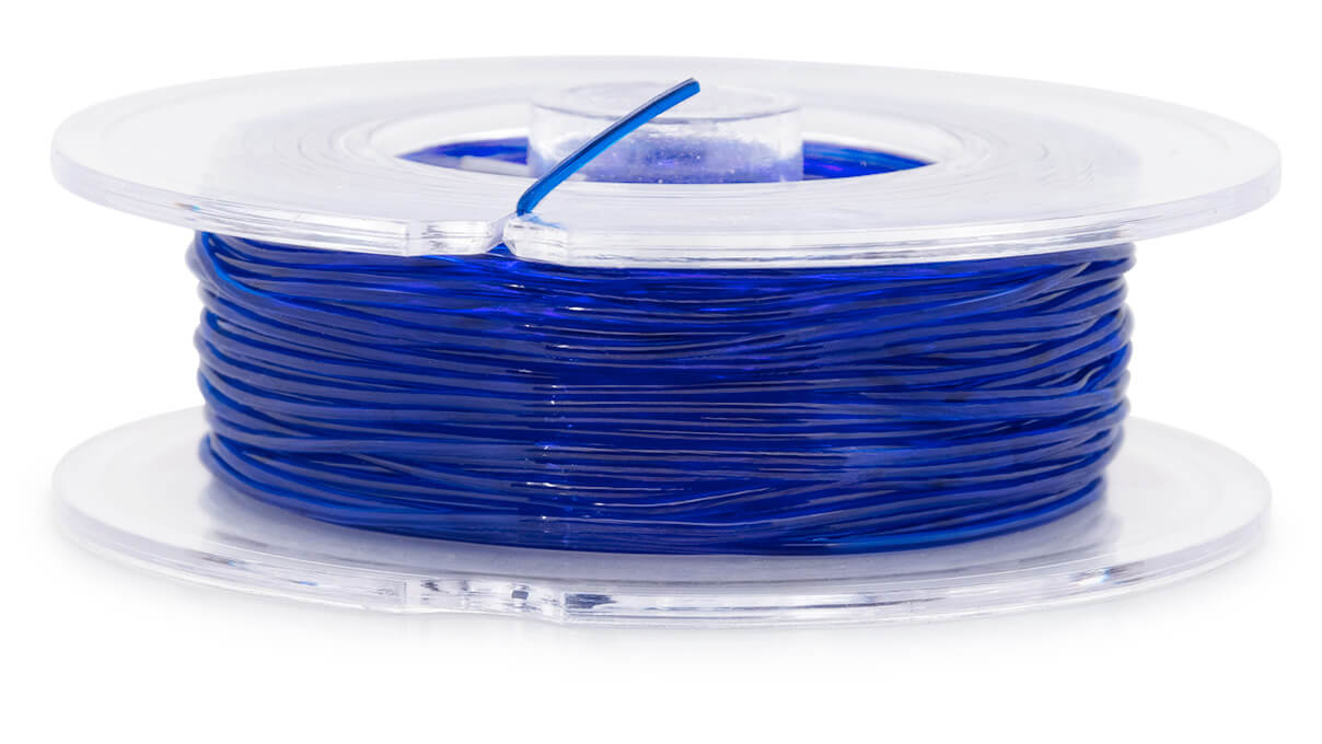 Griffin Jewelry Elastic Cord, fil élastique, bleu, Ø 1 mm, 25 m