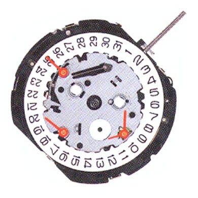 Mvt. Shiojiri (Seiko SII) YM92 12''' DATE4 SC CHRONO 1/20 SEC Quartz (399 | SR927W)