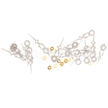 Paire d'aiguilles pour coucous, aiguille des minutes 33 mm, aiguille des heures 25 mm, avec doublure MS