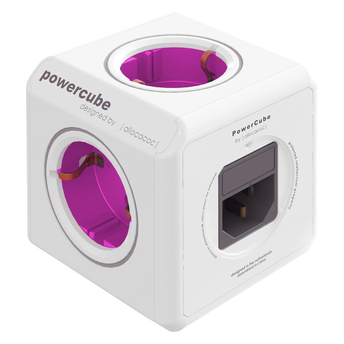 PowerCube ReWirable USB multifonctionnelle, 4 prises, 2 prises USB, 3 prises de voyage UK, USA, AUS