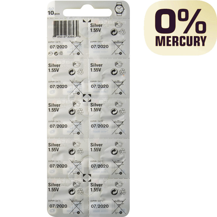 Renata pile 364 en Multipack, 0% mercure