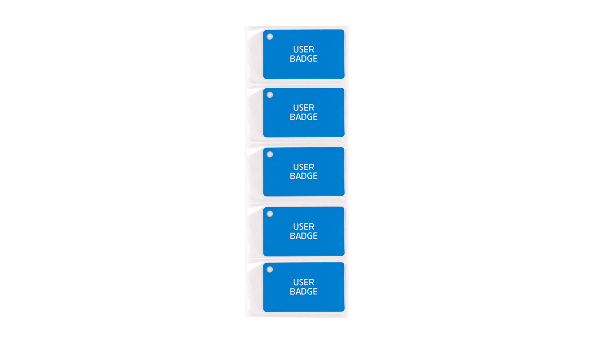 Lista badges de programme pour RFID Lock, bleu, 5 pièces