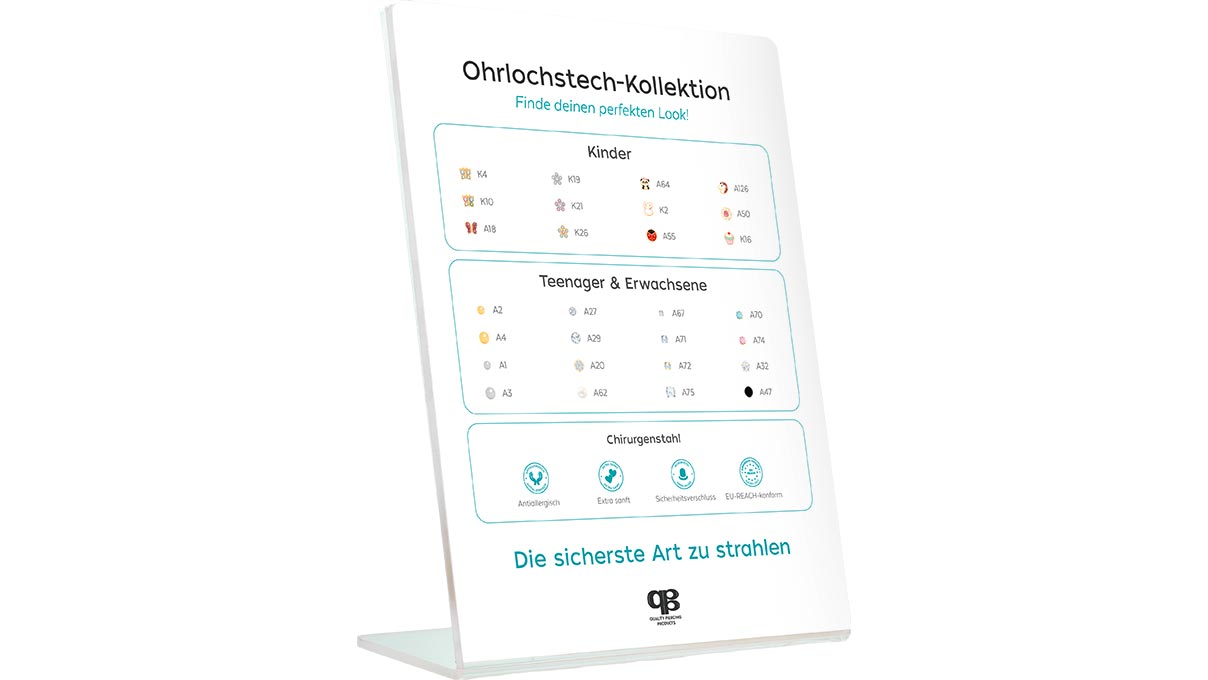 QPP Click Core Kollektion Display, inkl. Musterstecker