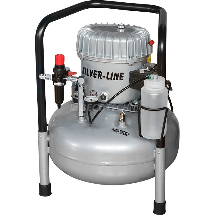 Bouteille de récupération 0,5 litres pour huile et condensation avec support pour compresseurs Planet Air