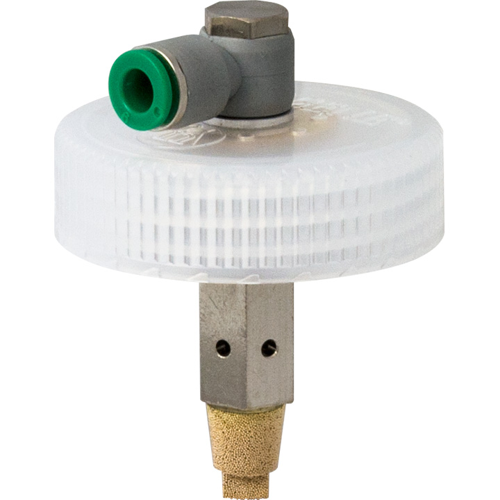 Bouteille de récupération 0,5 litres pour huile et condensation avec support pour compresseurs Planet Air