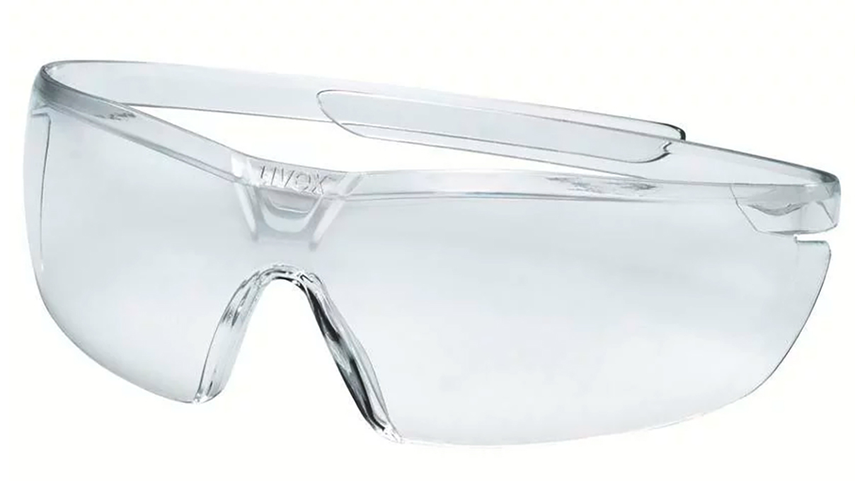 Lunettes de protection pure fit, verres incolores, non traités, branches flexibles