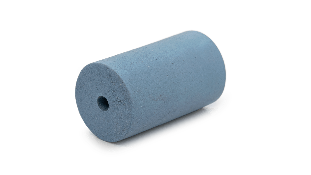 Polissoir Universal, bleu clair, cylindre, Ø 12 x 20 mm, souple, grain fin