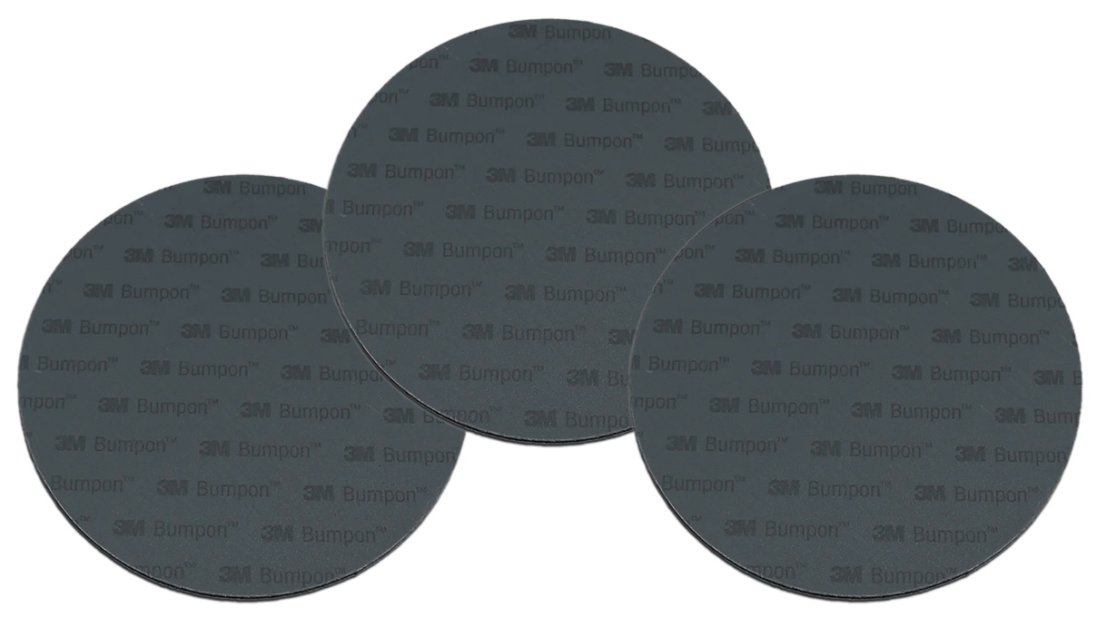 Jooltool Flat Top Cushion Pads, Ø 100 mm, 3 pièces