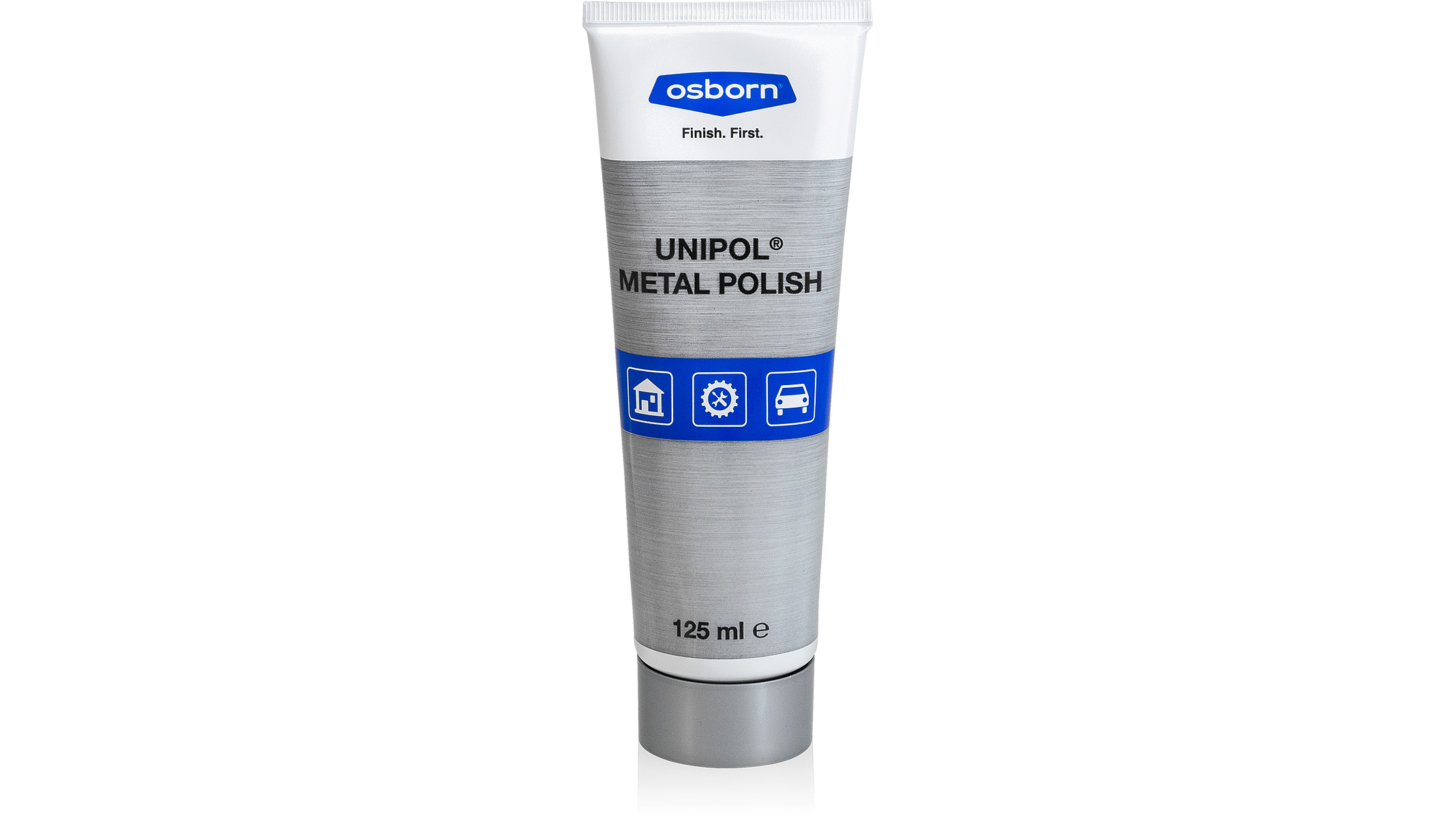 Unipol Metal Polish, pâte de polissage pour métaux, tube 125 ml