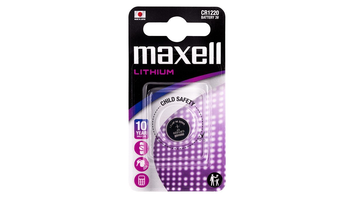 Maxell CR 1220 Lithium 1 blister