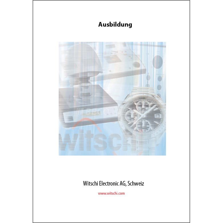 Cours de base Witschi sur la mesure de la montre et l'analyse des défauts, Version linguistique : Allemand