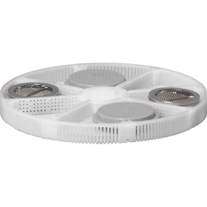 Panier, plastique, hauteur 8 mm (hauteur intérieure 6,5 mm), Ø 80 mm, 6 compartiments, combiné avec 4 paniers,
pour ACS 900
