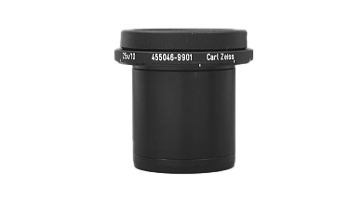 Oculaire Zeiss W 25x/10 foc. avec œilleton, 1 pièce, pour Zeiss Stemi