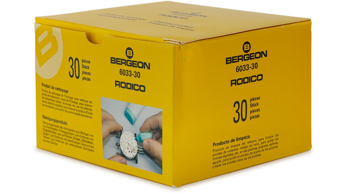 Bergeon 6033-30 Rodico Original produit de nettoyage, 36 g, 30 pièces