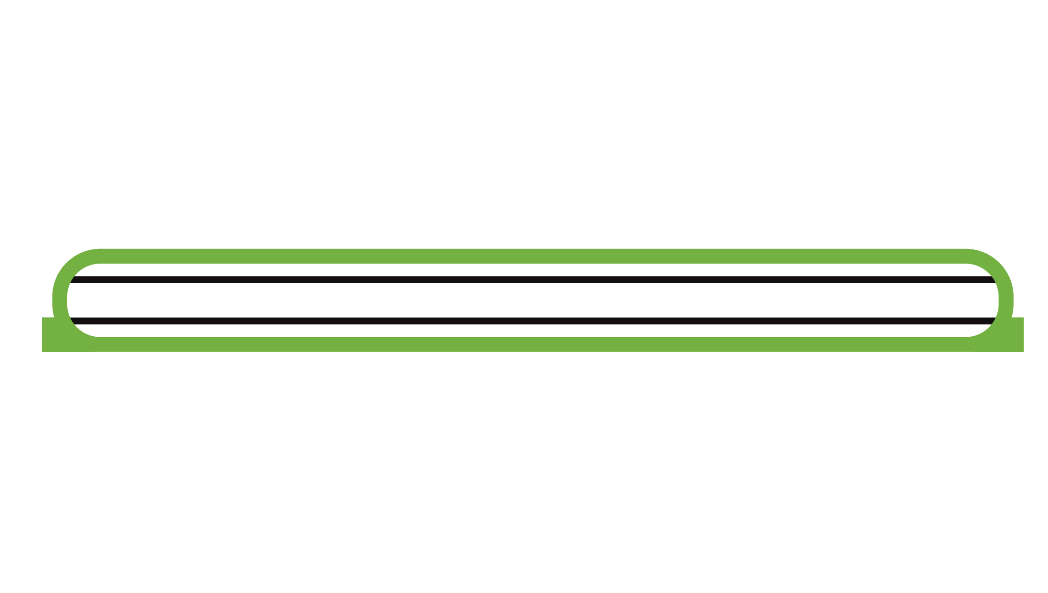MF – Flach (1,9 - 2 mm) L-Dichtung