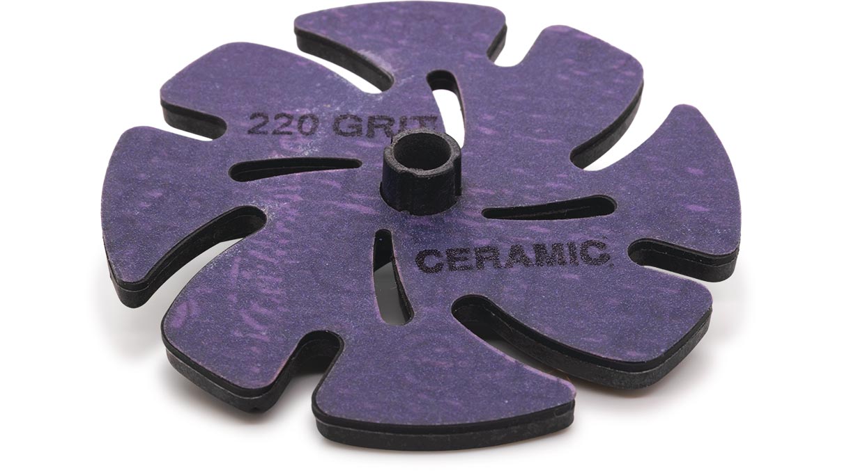 Jooltool 3M Ceramic, Disque abrasif, monté, grain 220, Ø 100 mm