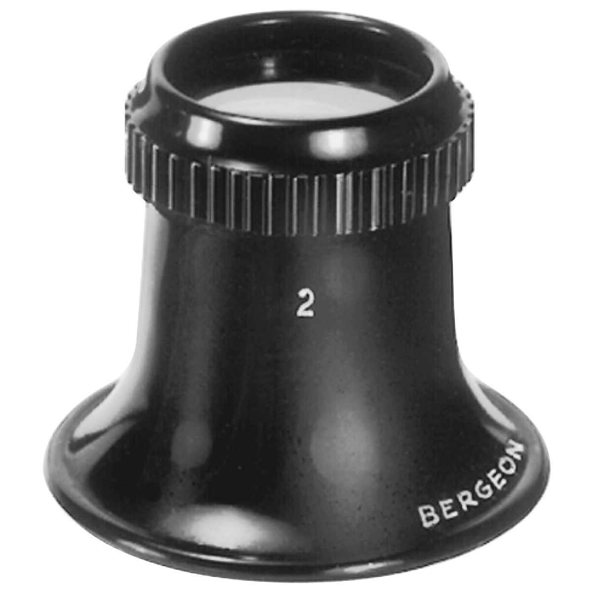 Bergeon 4902-1 loupe pour horloge, 10x, aplanétique