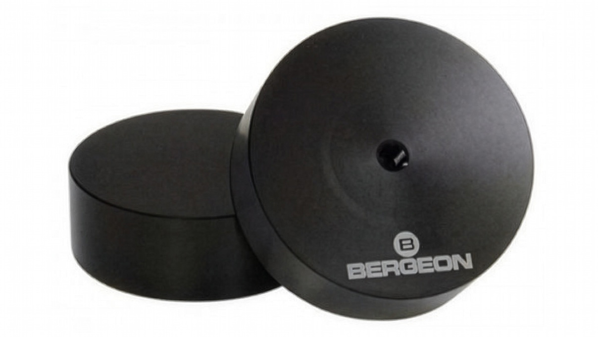 Bergeon 6527-19-P Tasseau en POM, filetage M6, épaisseur 18 mm, Ø 19 mm