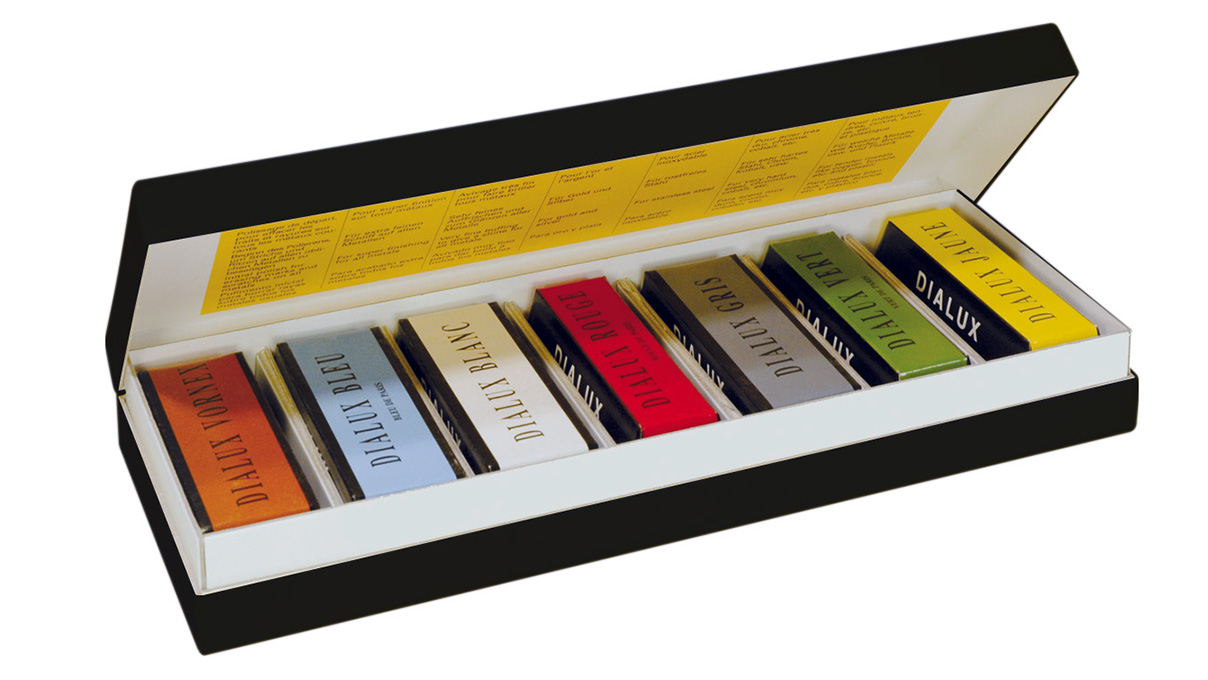 Bergeon 5885 Assortiment de pâtes à polir Dialux , 7 pièces