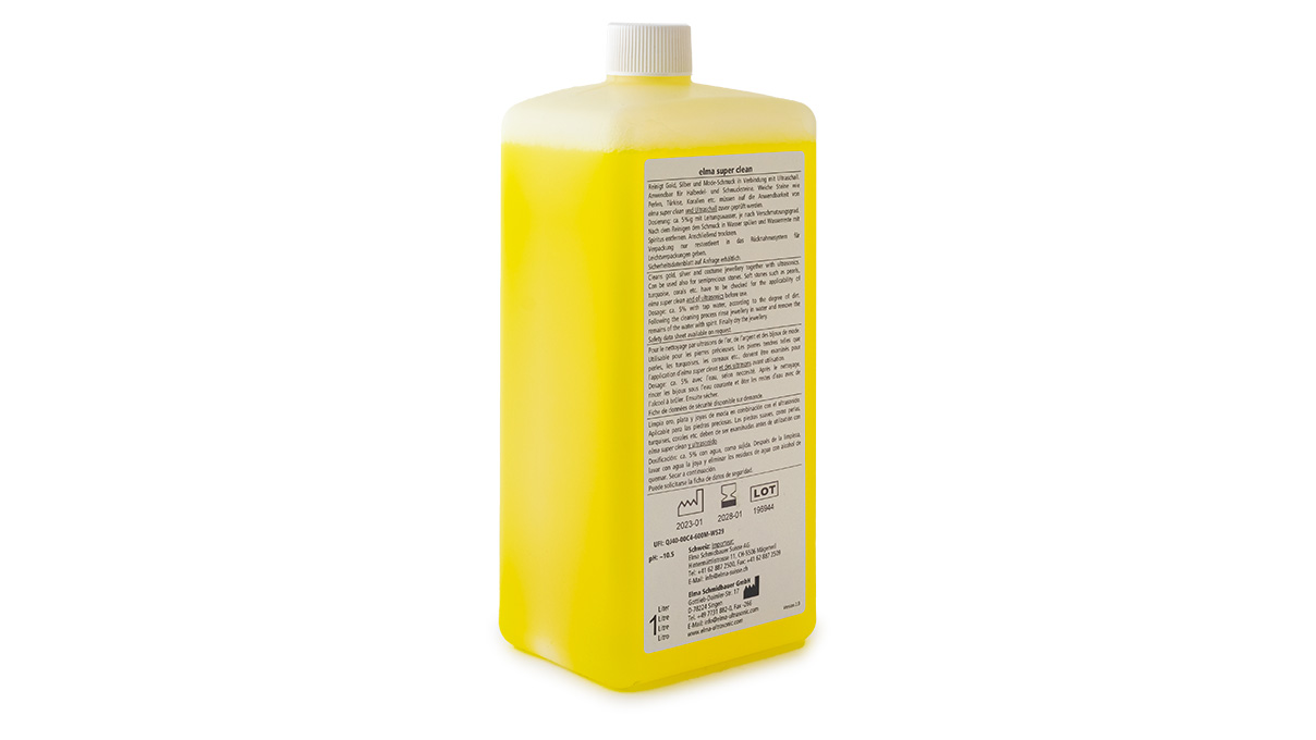 Elma Super Clean solution de nettoyage pour bijouterie,  1 l