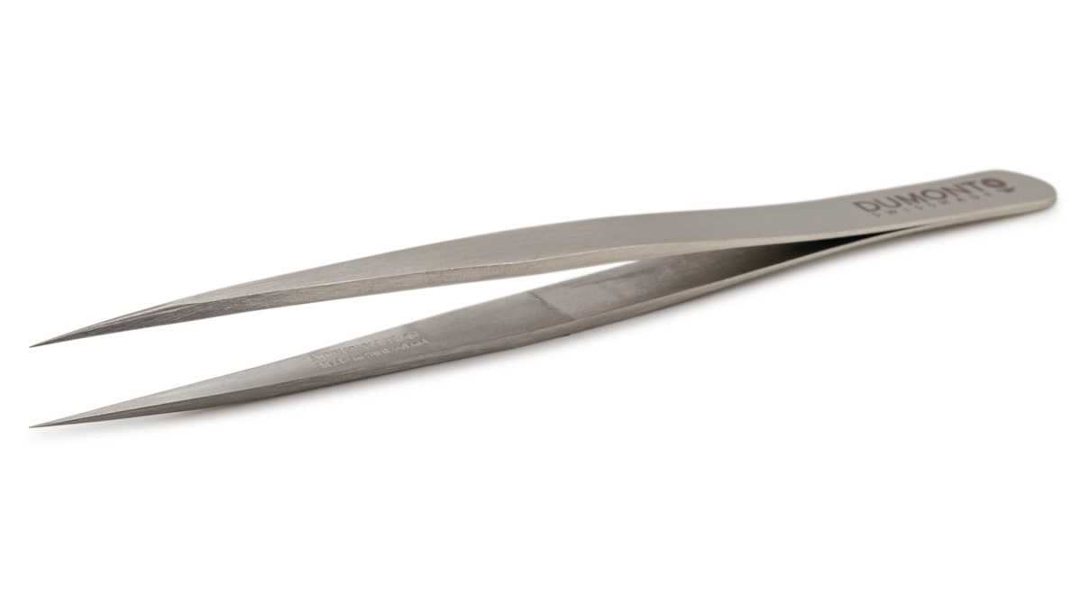 Dumont brucelles, Forme 3, Acier au carbone, 120 mm