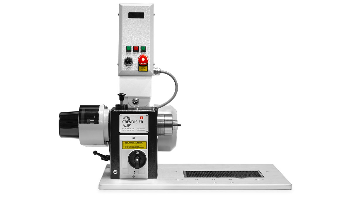 Crevoisier C501 : Machine universelle de terminaison (M8) à fixer sur l'établi (400 V), standard vitesse