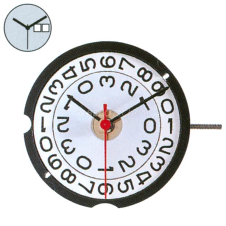 Mvt. RONDA 509 10 1/2''' SC BIG DATE3 Quartz