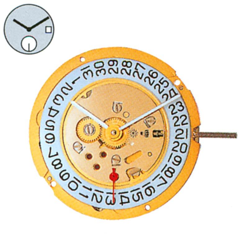 Mvt. Ronda 1009 10 1/2''' SS DATE3 Quartz(341)