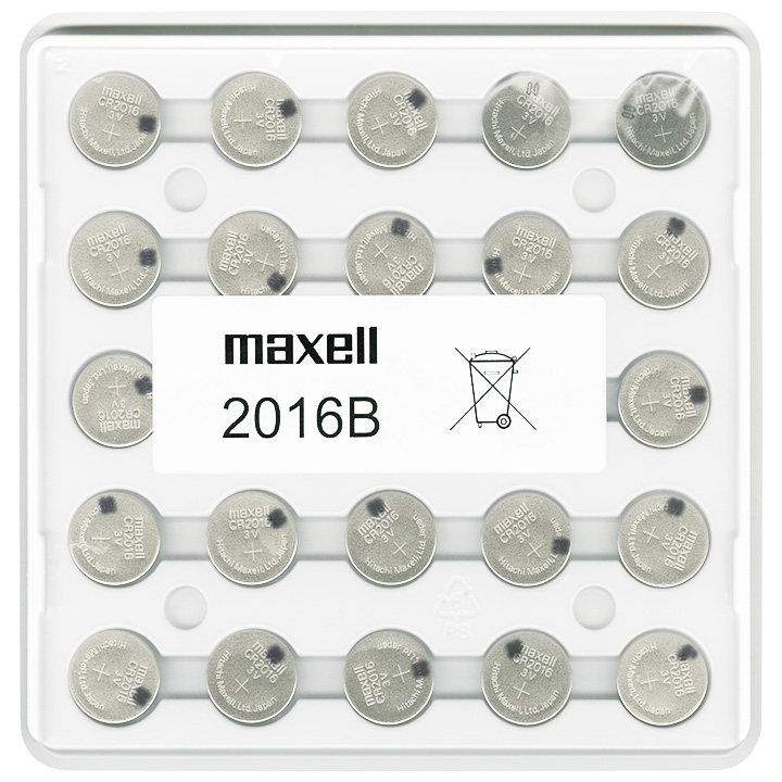 Maxell pile Lithium CR 2016 emballage en gros