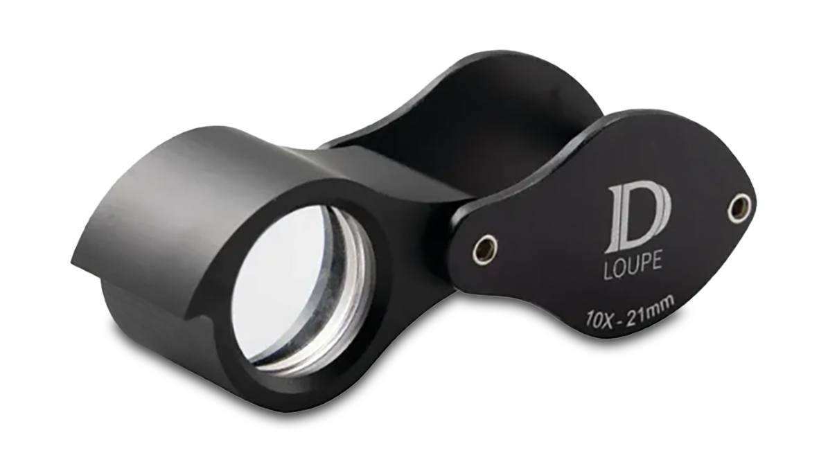 Triplet loupe de diamants, 10 x, 21 mm champ visuel