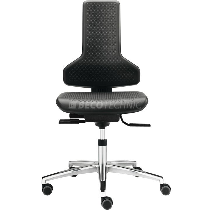 Dauphin chaise pivotante avec garniture PU hauteur 44-60 cm