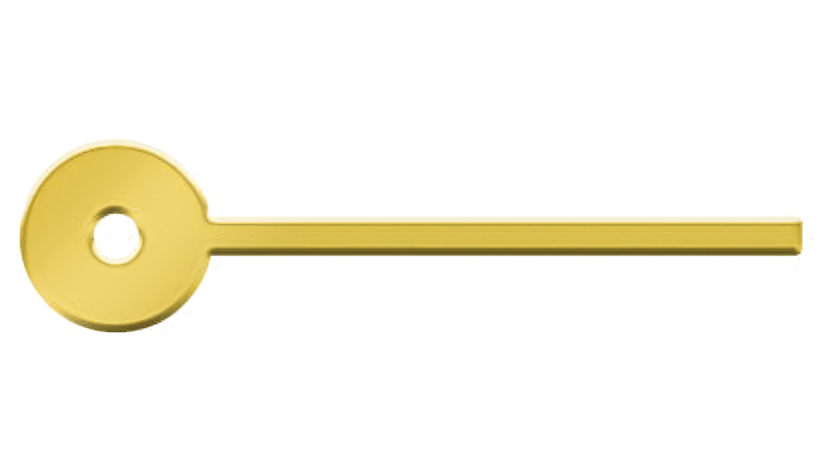 Petite aiguille des secondes (SS), Jaune, Ø 0,26 mm, 5 mm