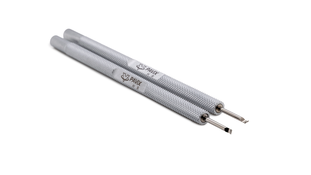 VOH Leviers pour aiguilles, acier, 1,5 mm, 1 paire