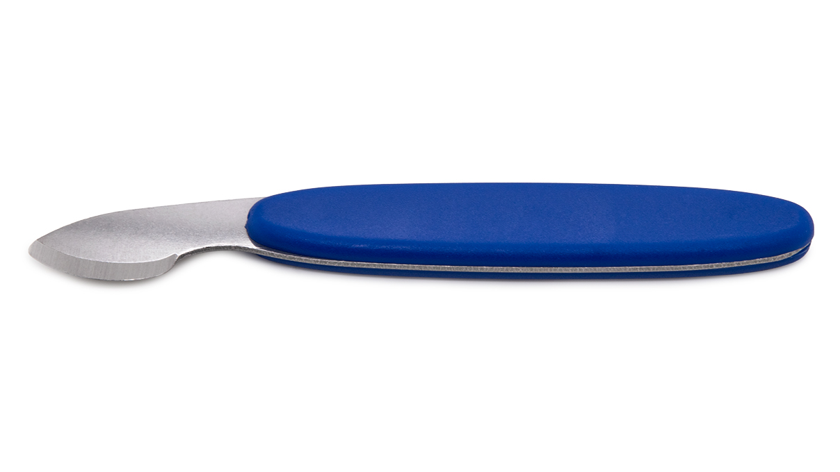 Beco Technic Simple Couteau d’ouverture de boîtier de montre, manche en plastique bleu, longueur 113
mm
