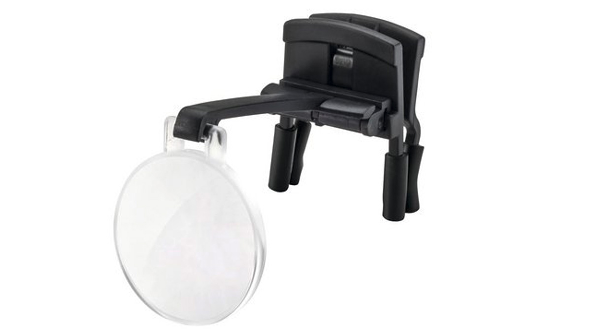 Eschenbach 164640 laboClip, Loupe complémentaire, monoculaire, grossissement 4x