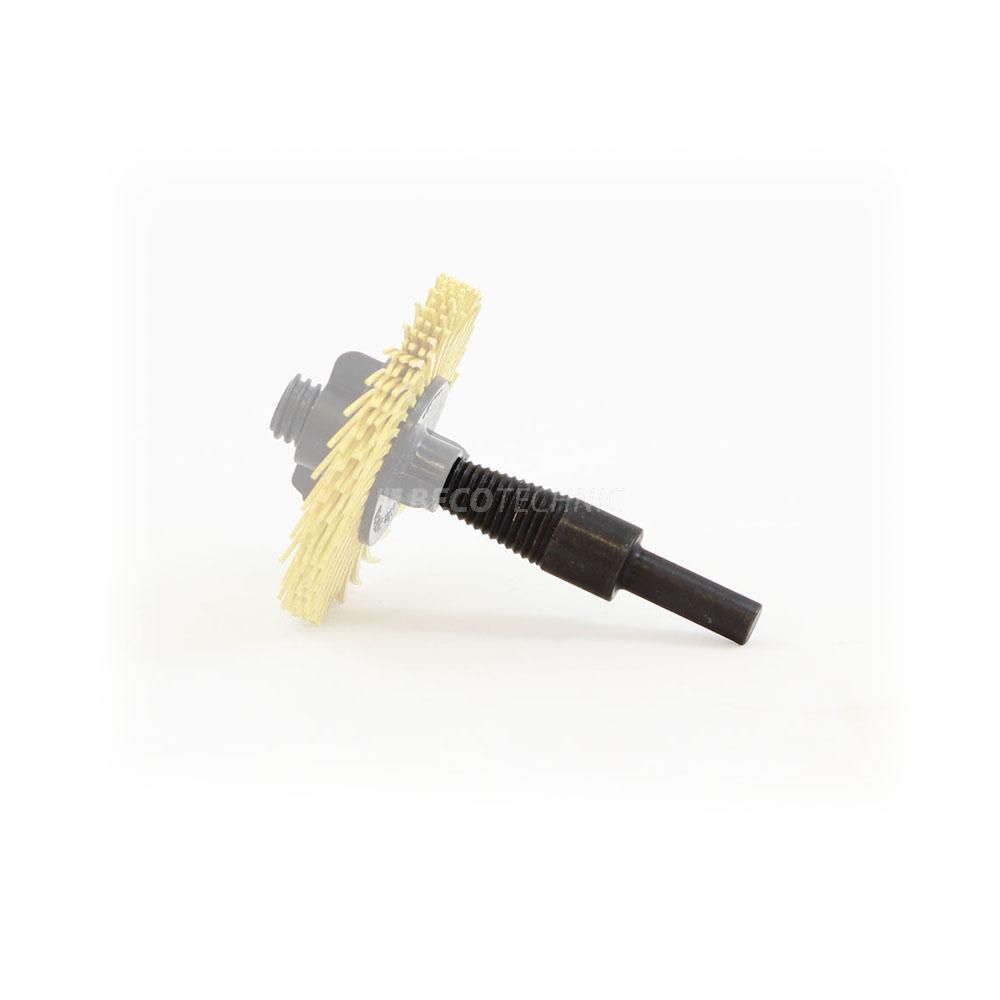 Adaptateur Quick-Screw Jooltool pour brosses radiales, arbre de 6,35 mm