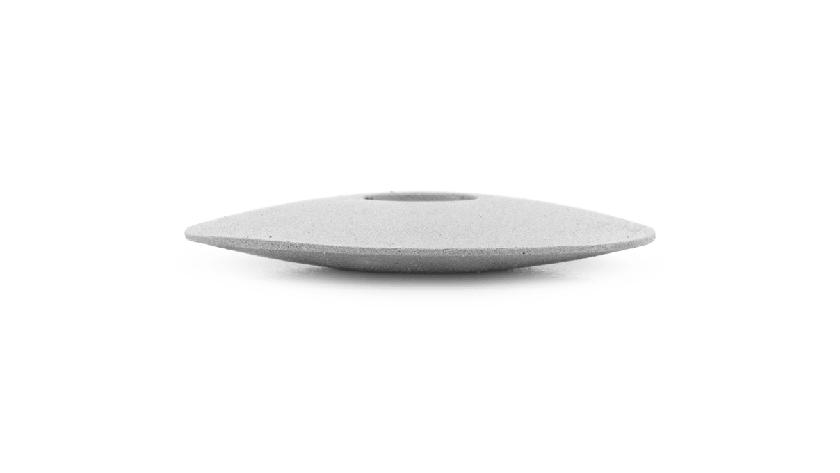 Polissoir Universal, blanc, lentille, Ø 22 x 4 mm, souple, grain grossier