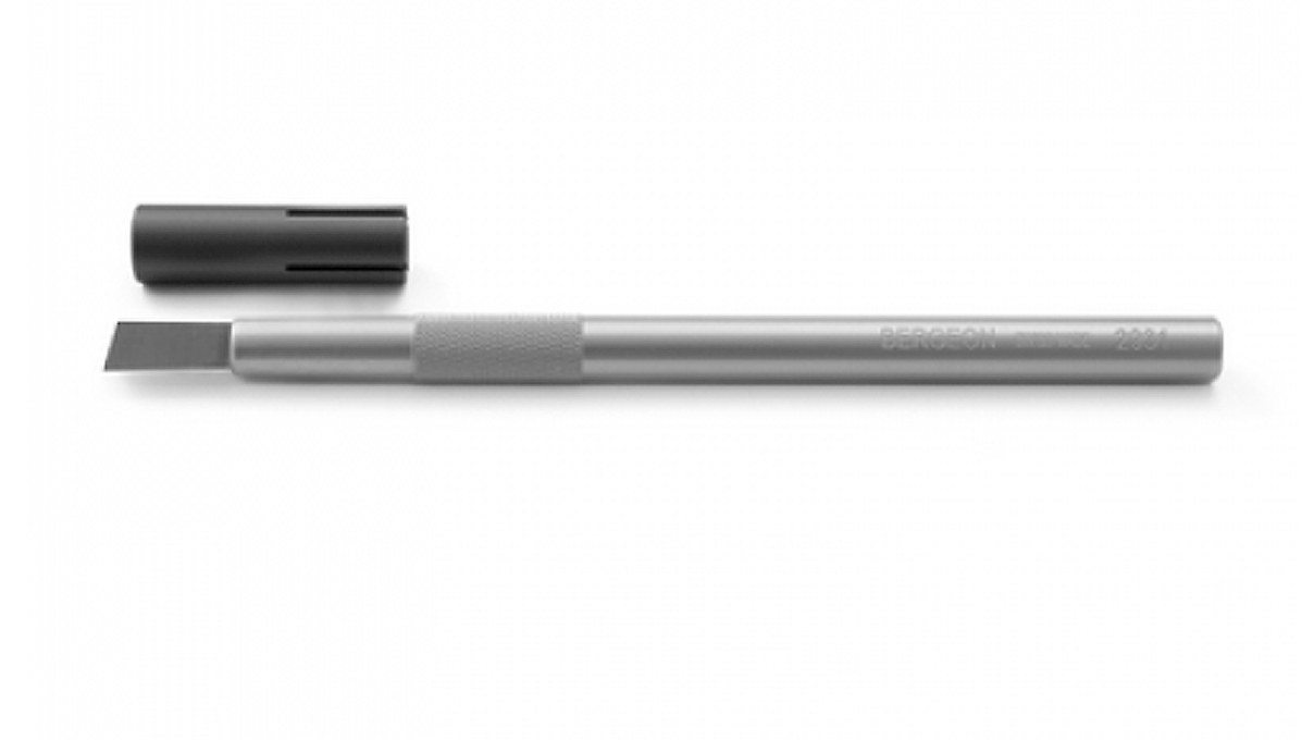 Bergeon 2931 Burin Widia en métal dur, largeur: 6 mm, épaisseur: 0,5 mm