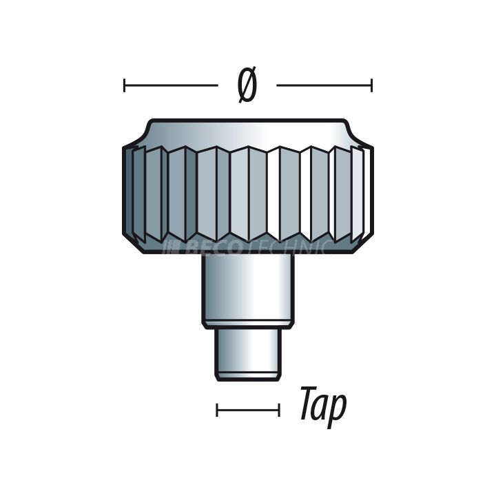 Couronnes vissées PBRX, étanches
