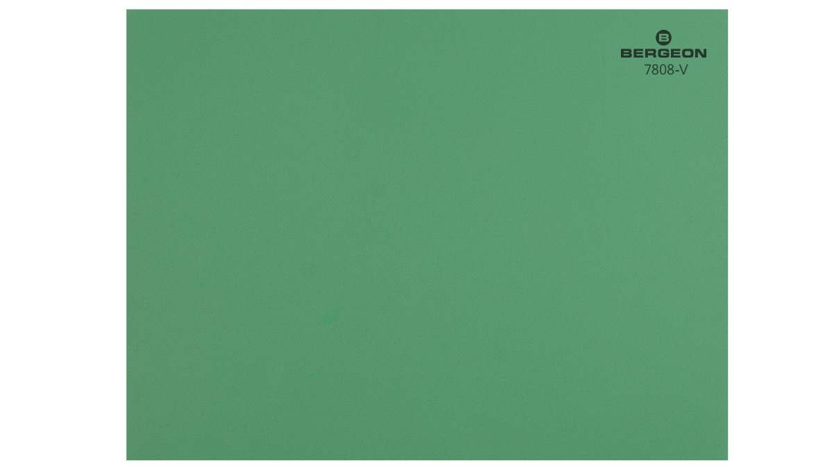 Bergeon 7808-V-10 sous-main, antidérapant, vert, 2 x 320 x 240 mm, 10 pièces