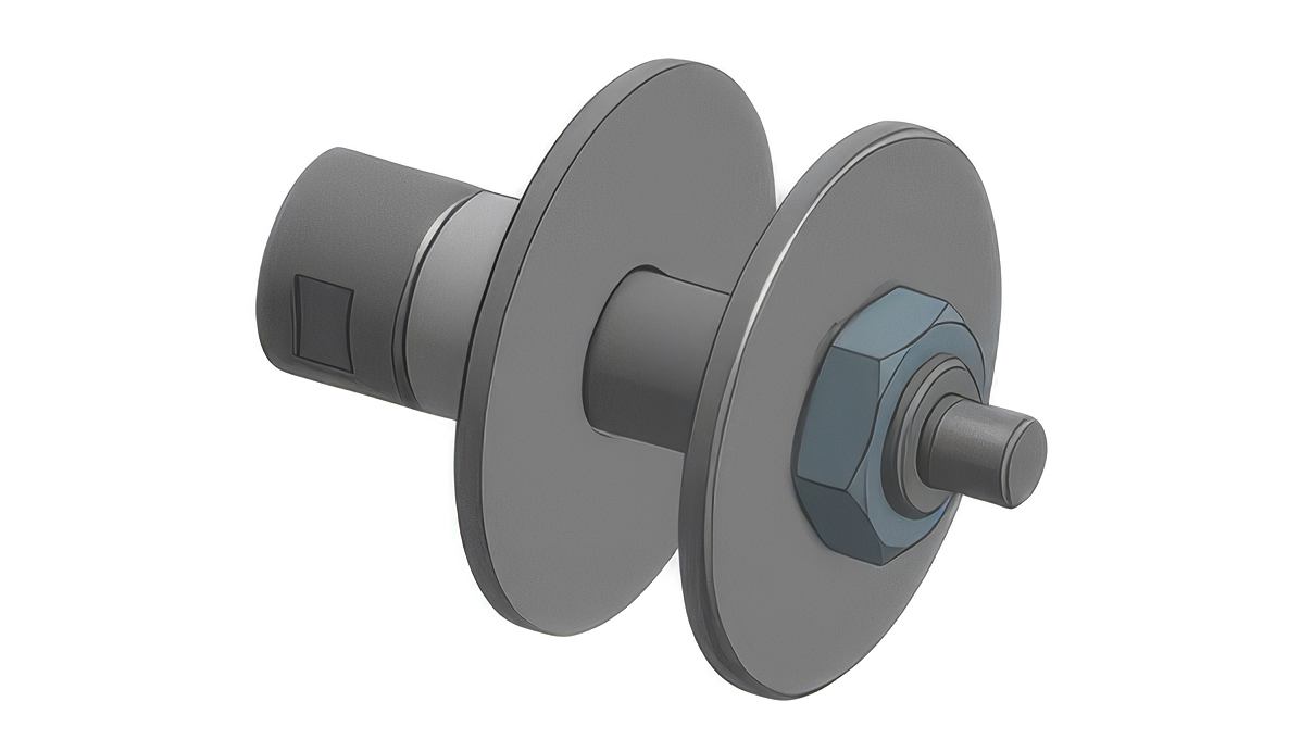 Micromecalp short shaft tige de polissage (tige type halm) Ø 25 x 100 mm avec fixation M14 à l’extrémité
(pour Nano X36), incl. 2 entretoise, 2 flasques